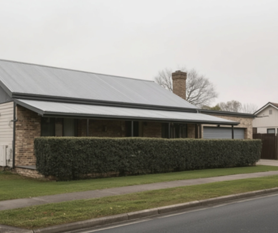 A weatherboard and brick veneer home on a quiet Halswell street, Christchurch
