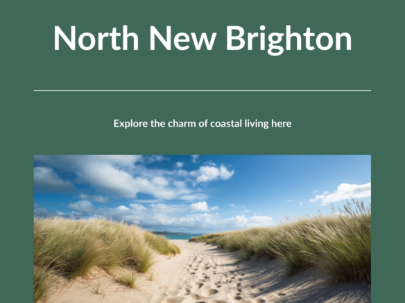 North New Brighton Christchurch beach dune path, suburb guide